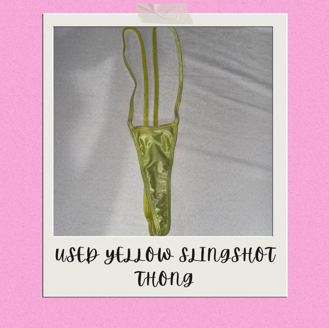 Yellow Slingshot Thong