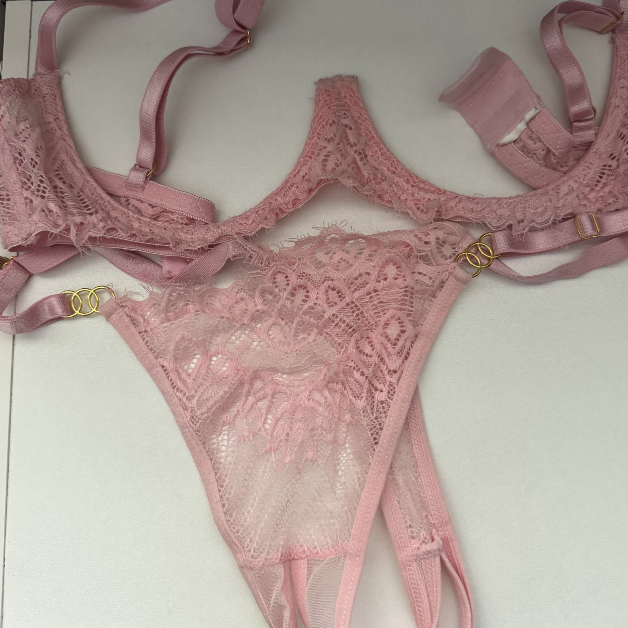 Pink Bra n Thong Set