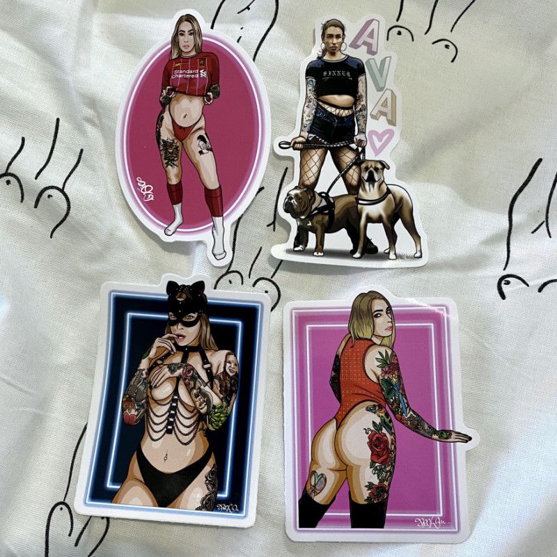 Ava Austen Sticker pack!