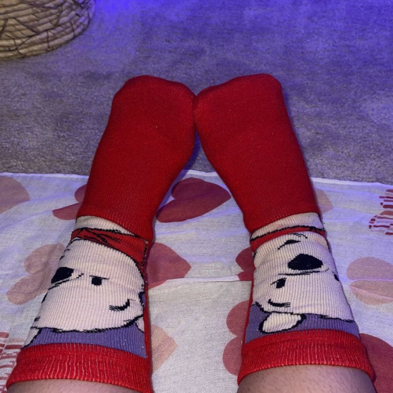 Red Pooh Socks!