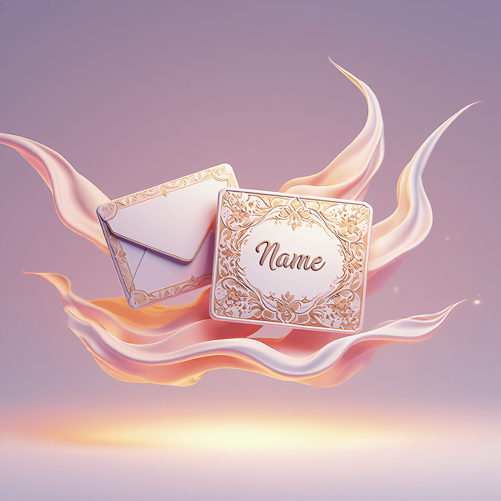 Personalized Name Card