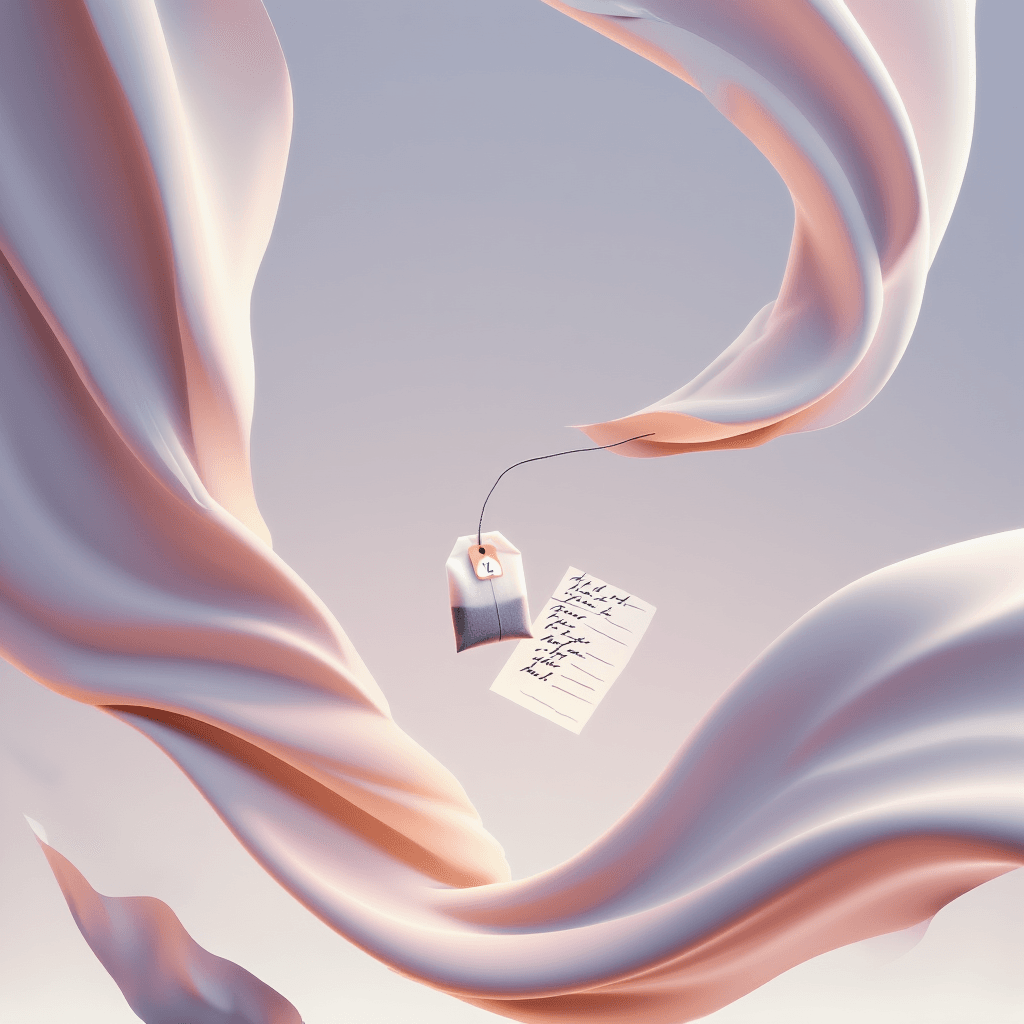 Tea Sample with Note