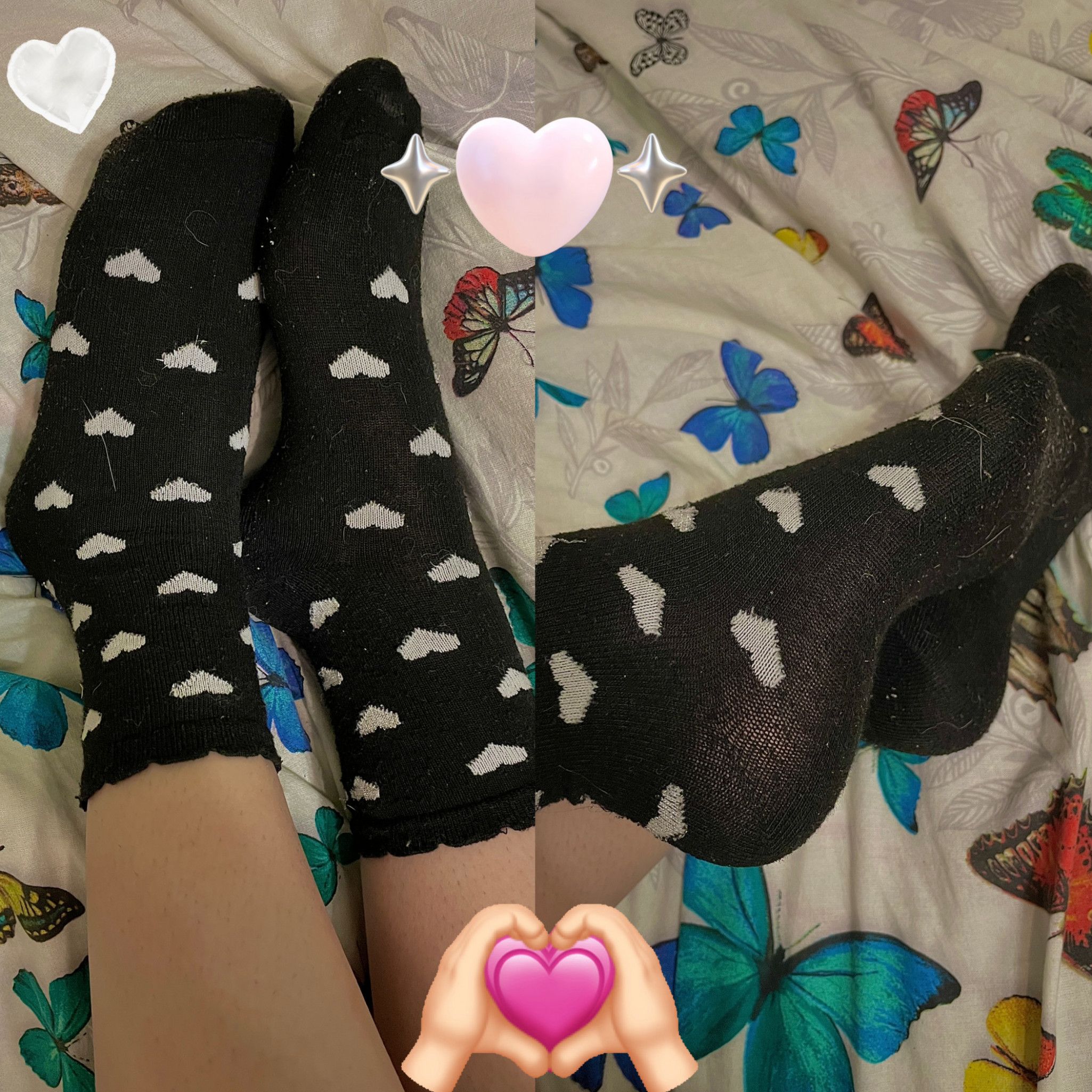 SMELLY HEART SOCKS