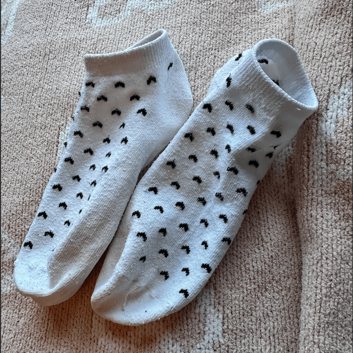 A pair of my size 3 socks