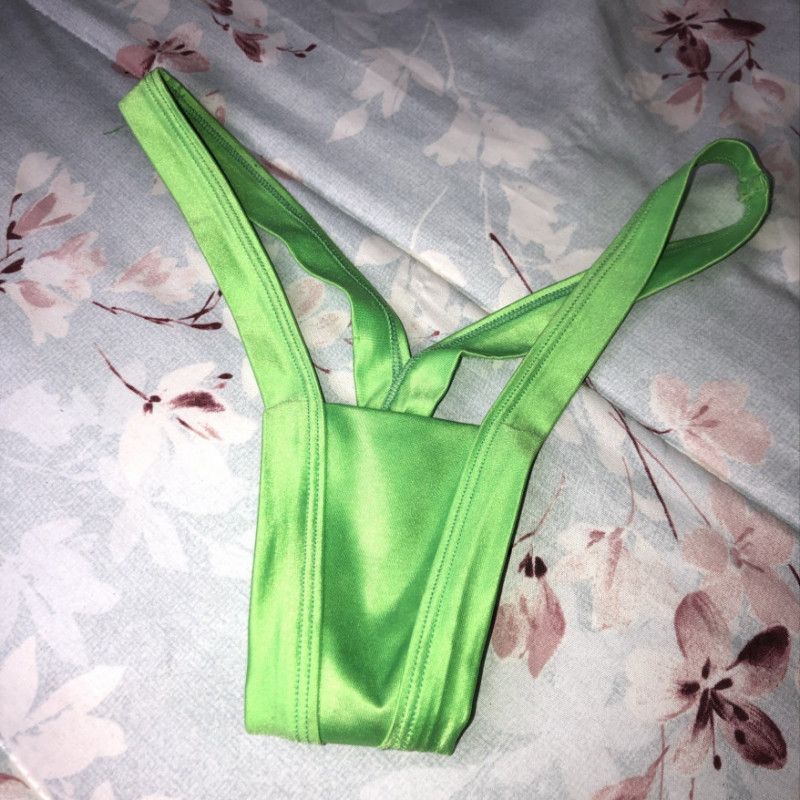 Lime Green Thong