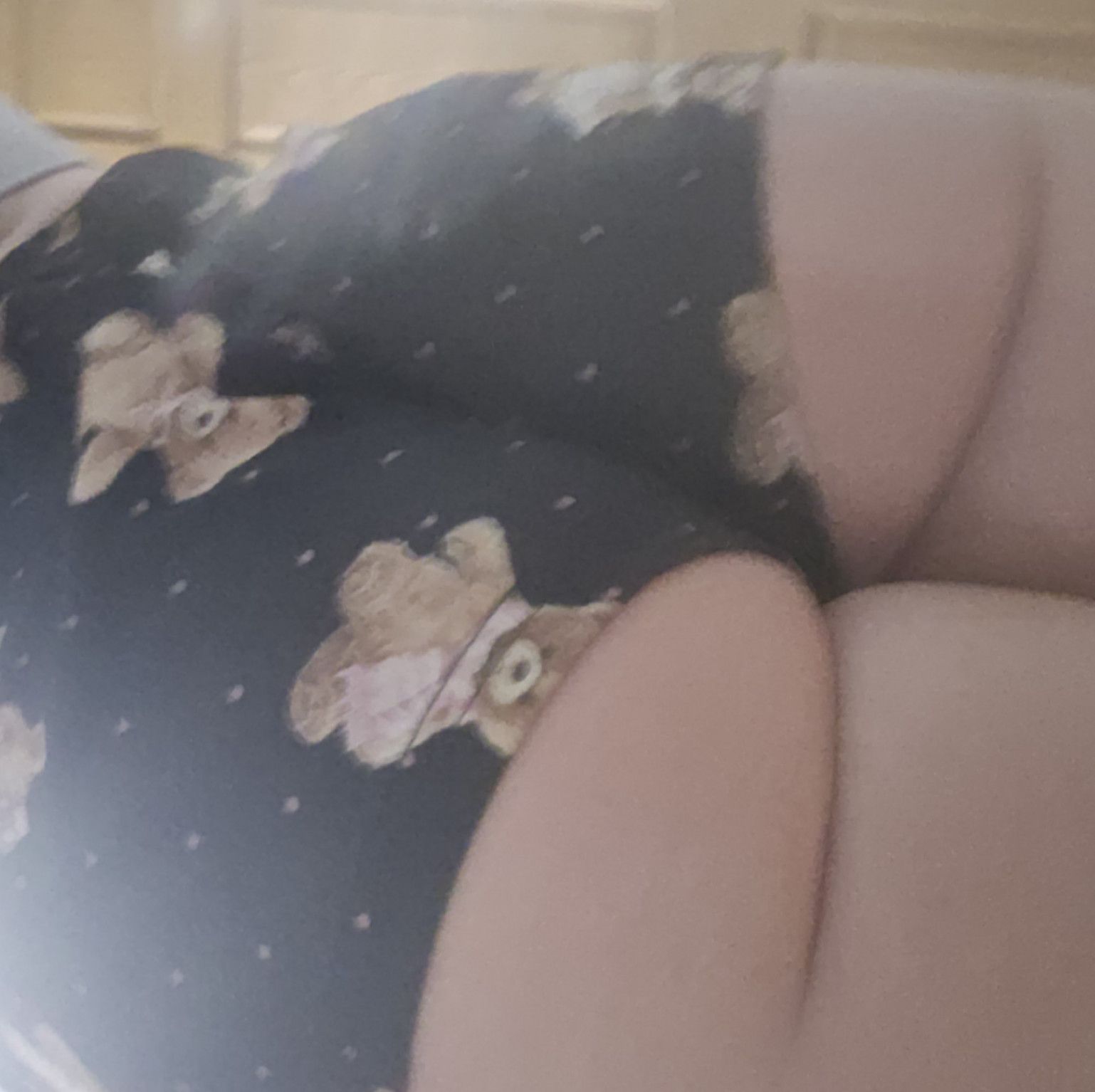 Worn teddy bear pajama shorts W FREE BONUS CONTENT