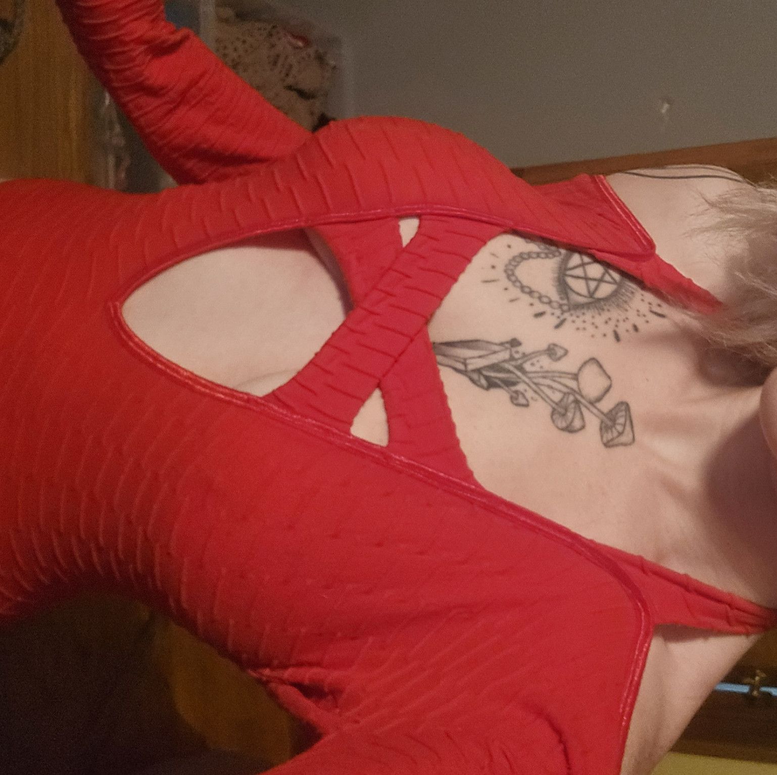 Worn lingerie bodysuit w FREE BONUS CONTENT