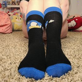 Worn used Cute sonic socks