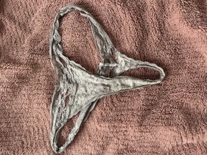 Torn Faded Lace Thong