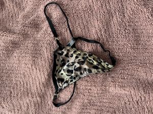Cheetah Print Thong
