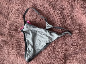 Jersey Grey Thong
