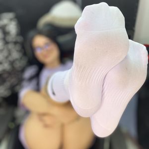 Dingy White Long Socks