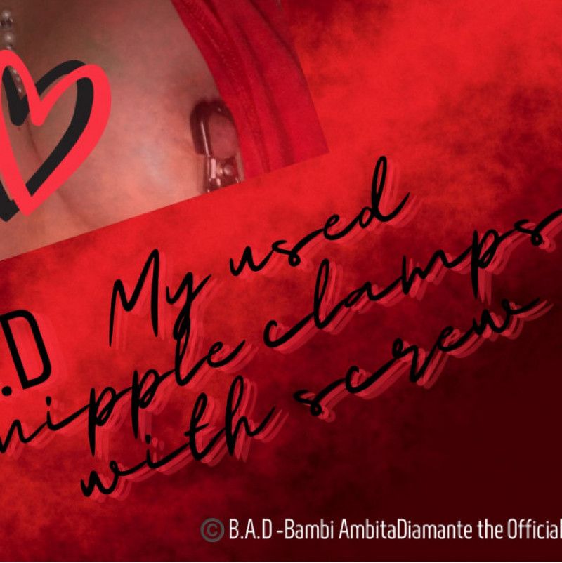 My used nippleclamps