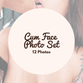Cum Face Photo Set