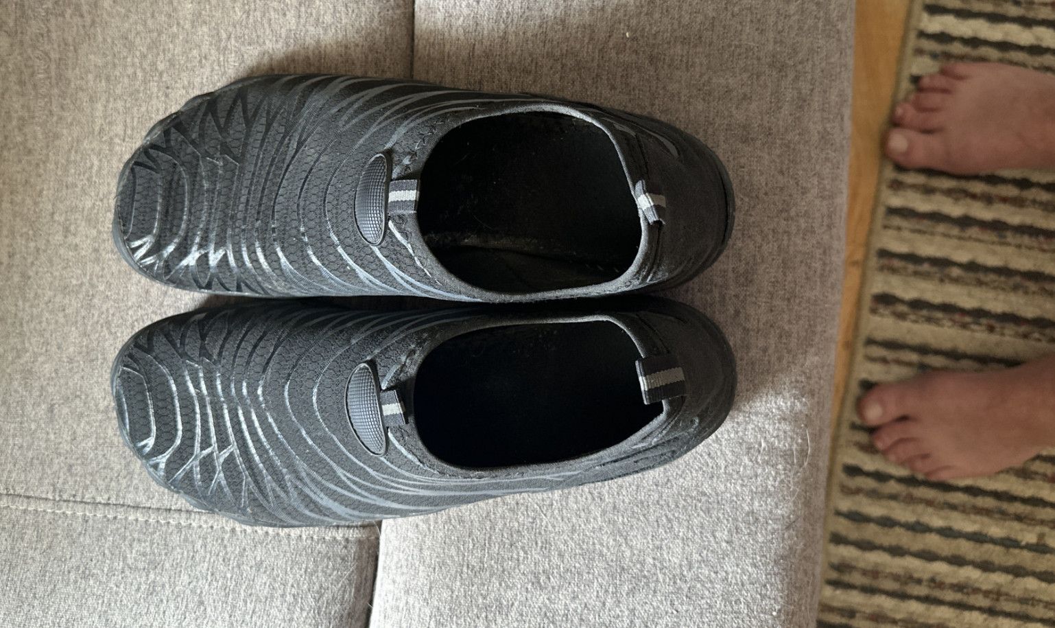 Barefoot shoes worn without socks for 3 months