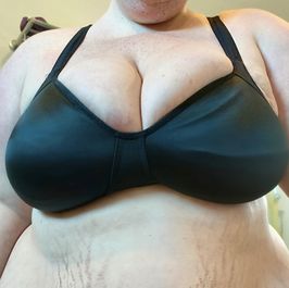 Well worn Black Bra  Intimately Yours