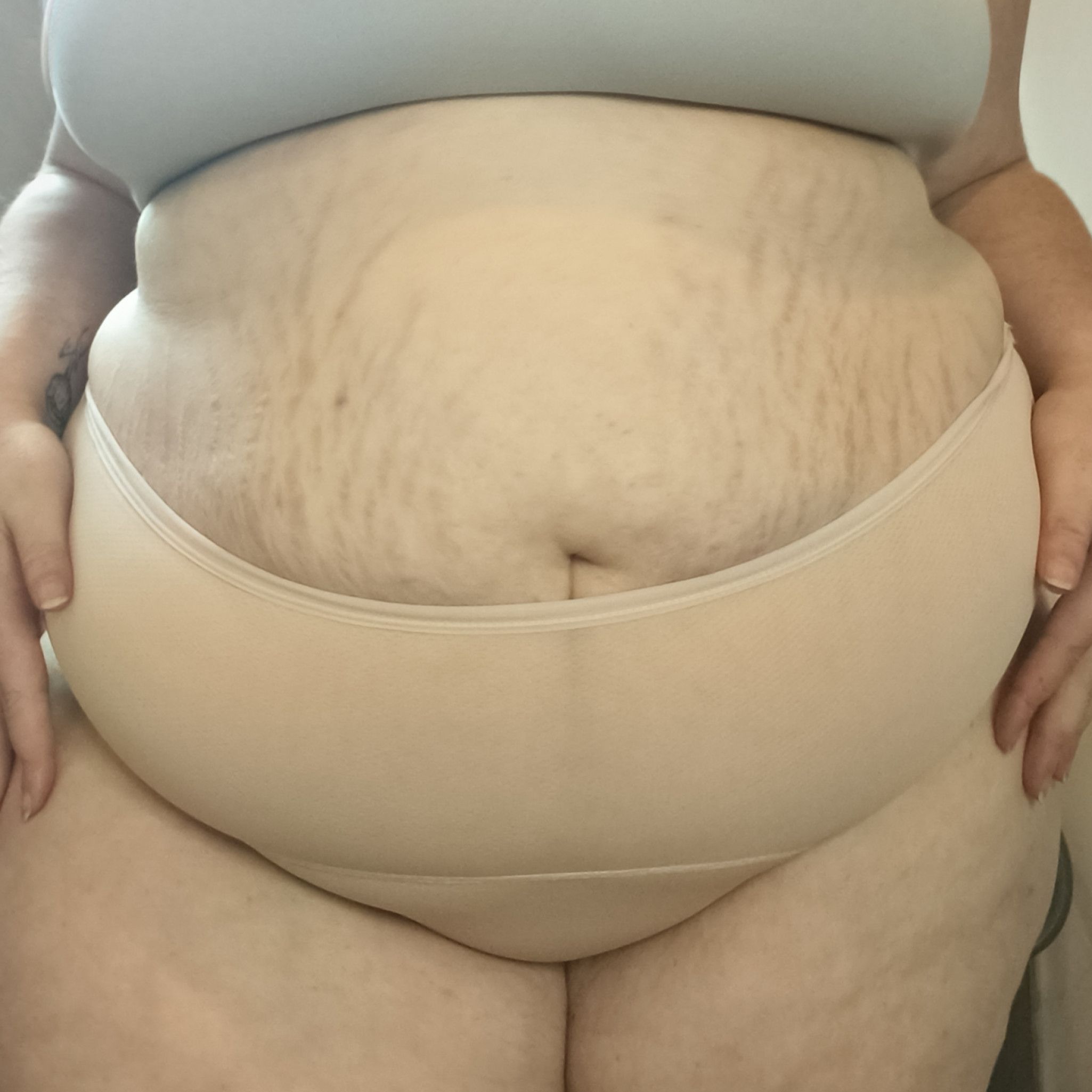 Nude SanitaryStyle Panties Worn 24H