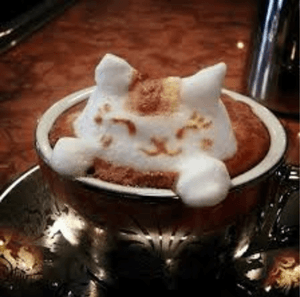 treat me to a cup of coffee