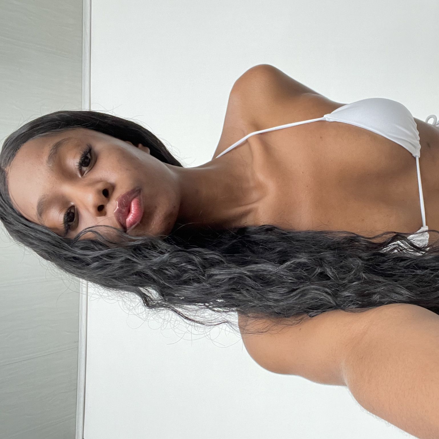 White Swimsuit Goddess