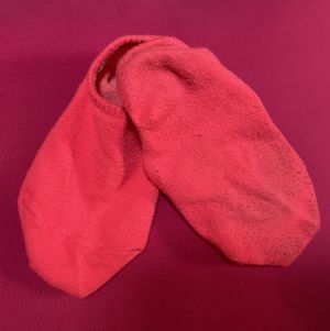 No Show Hot Pink Socks