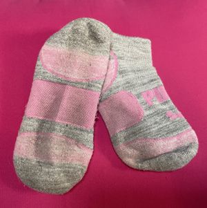 Pink And Grey Puma Athletic socks