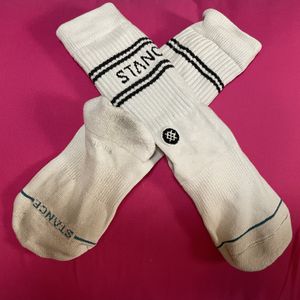 Stance Athletic White Tube Socks