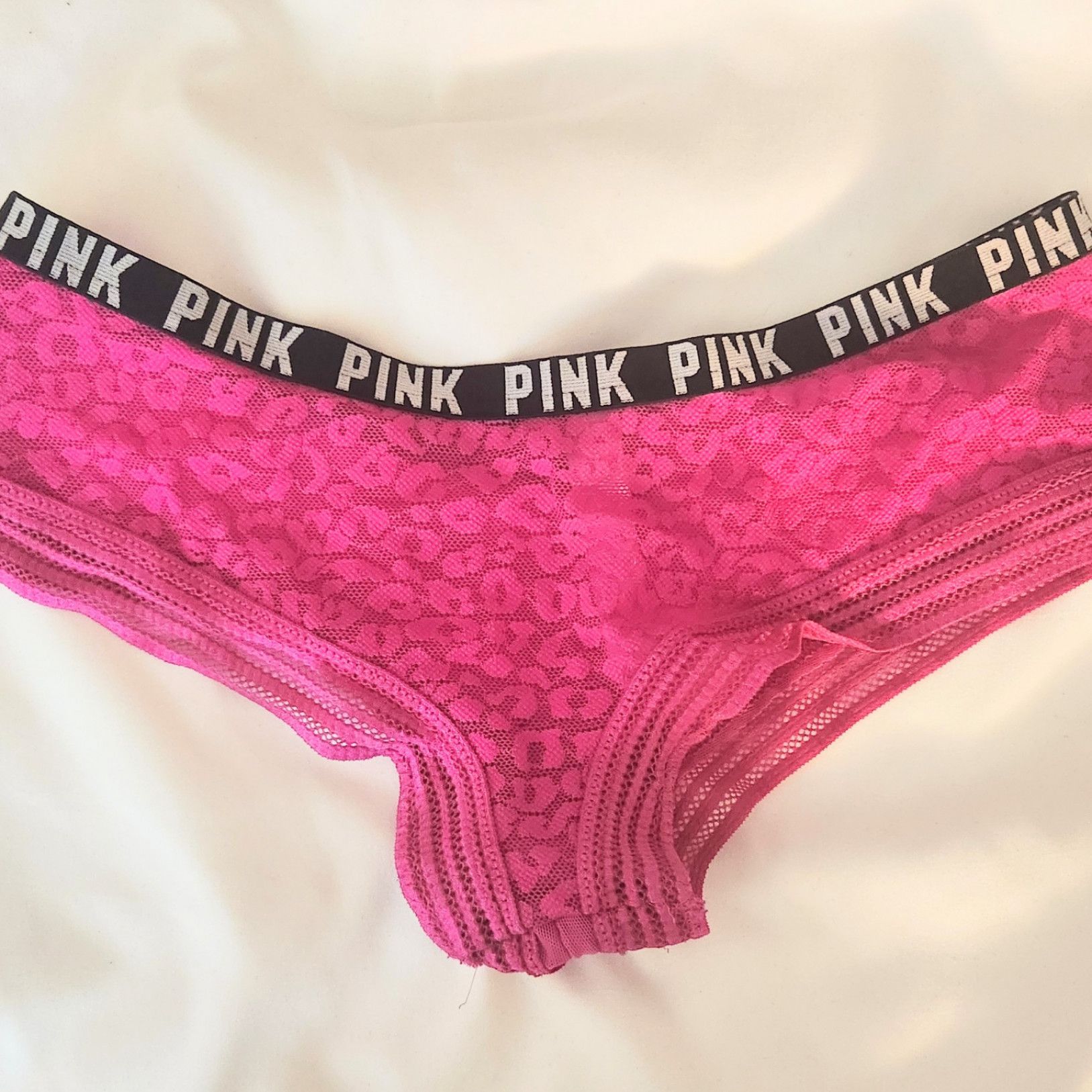 Magenta Lace Booty Panty