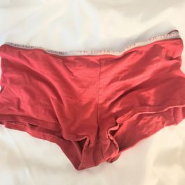 Red Cotton Short Panty