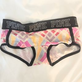 Multicolored Cotton Booty Short Panty
