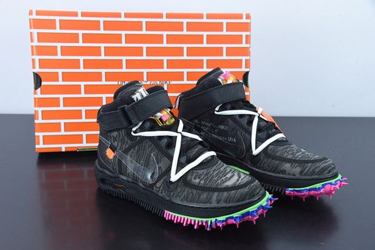 nike air 1 off white black