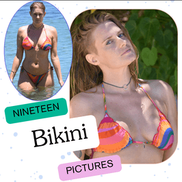 Nineteen bikini picture  Public beach