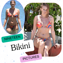 Nineteen bikini picture  Public beach