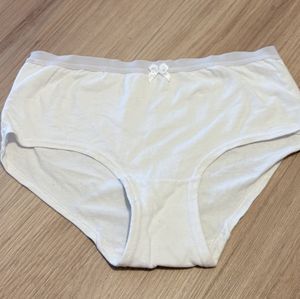 Plain White Panties  Worn  Soaked