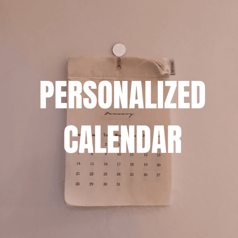 Customized NonSexual Photo Calendar