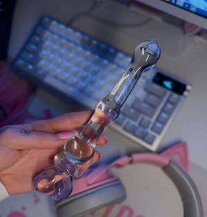 Glass dildo