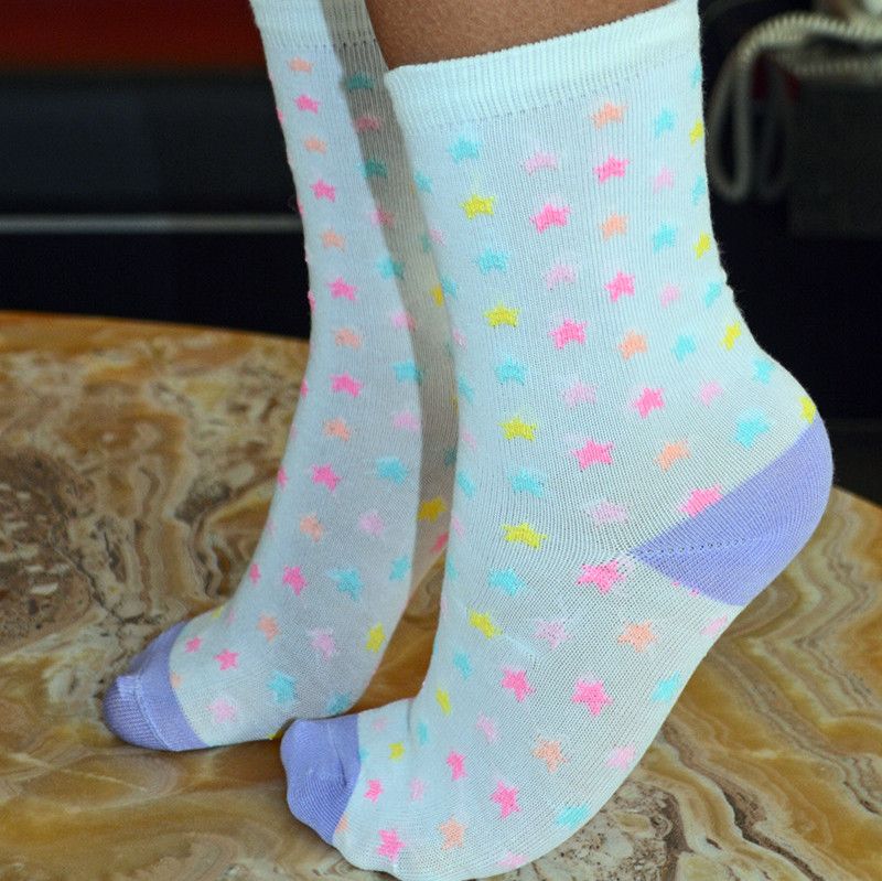 Cute starry socks