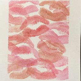 Kisses card with your name
