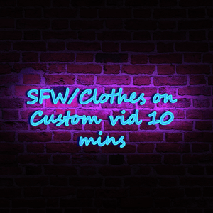 SFW Clothes on custom 10 mins