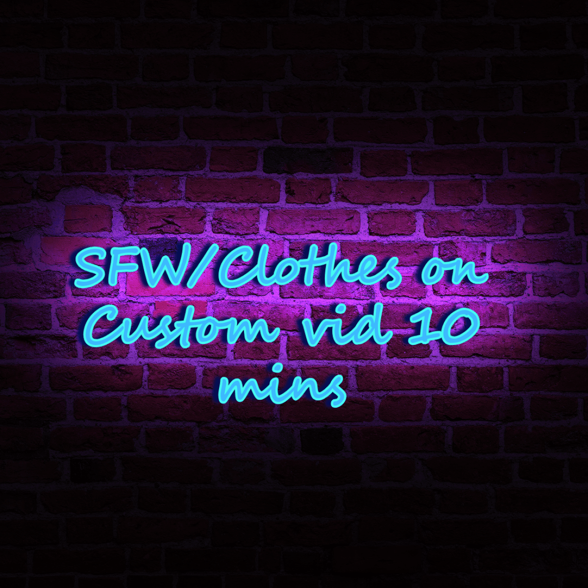 SFW Clothes on custom 10 mins