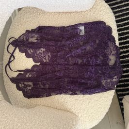 Dark purple lace bodysuit