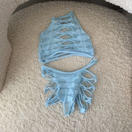 Light Blue 2 piece  cut out set