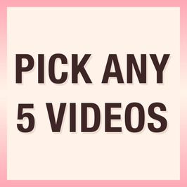 VIDEO BUNDLE  PICK ANY 5