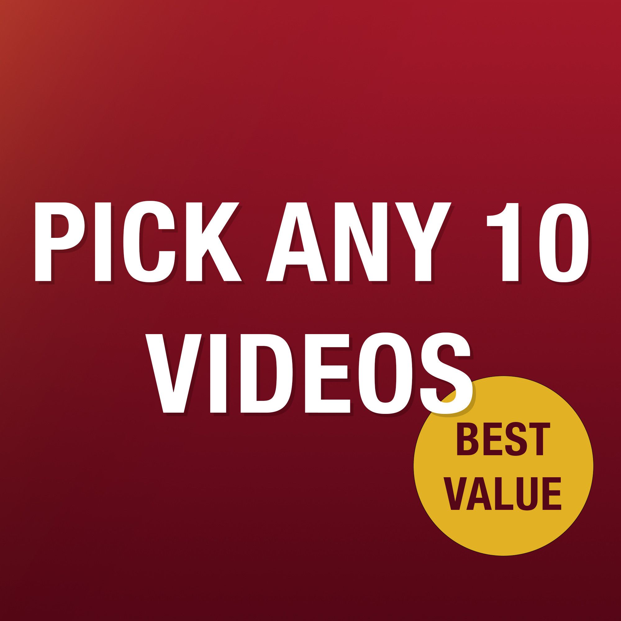 VIDEO BUNDLE  PICK ANY 10 BEST VALUE