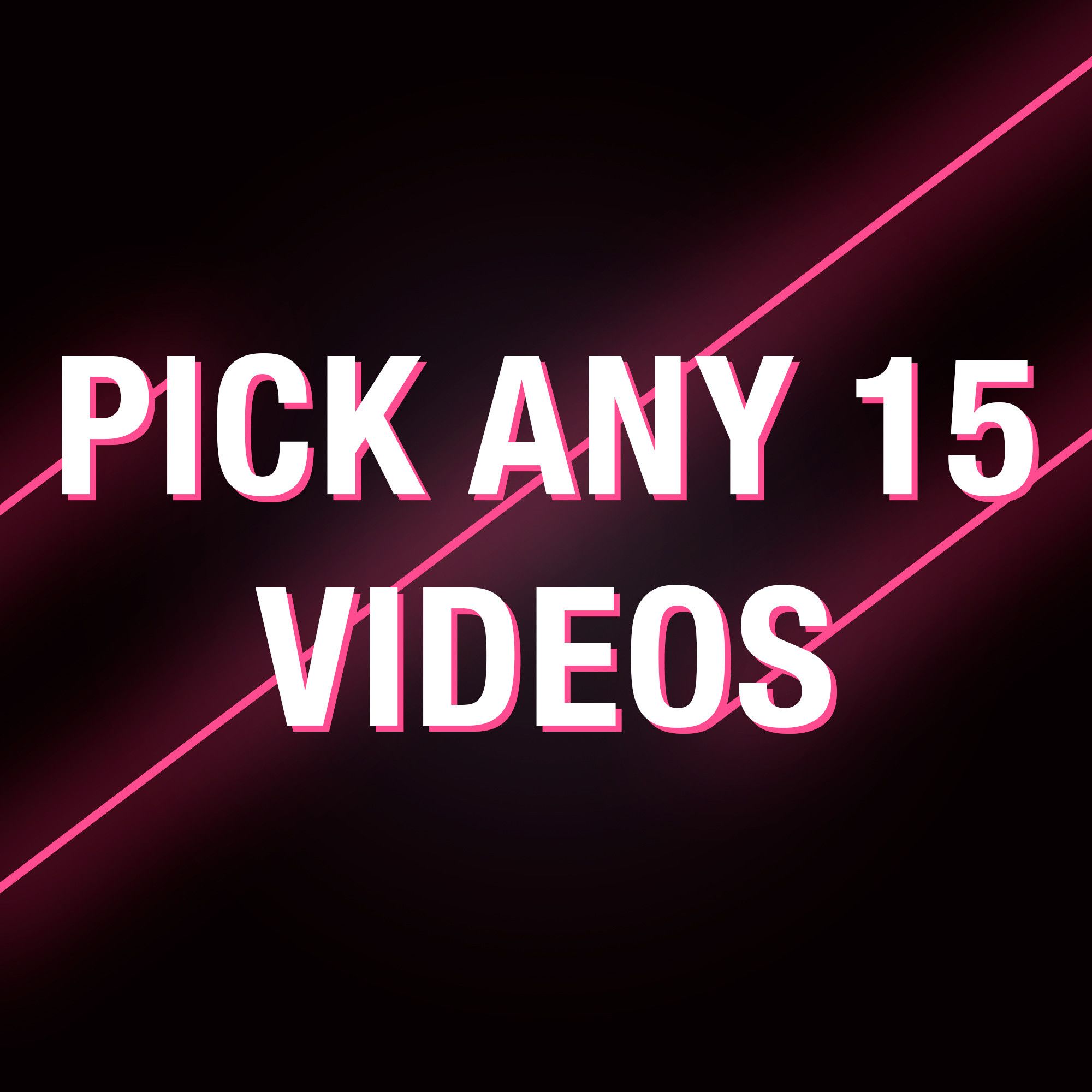ULTIMATE VIDEO PACK  PICK ANY 15