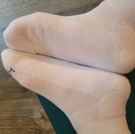 Sweaty exercise socks