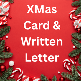 Xmas Card And Written Letter