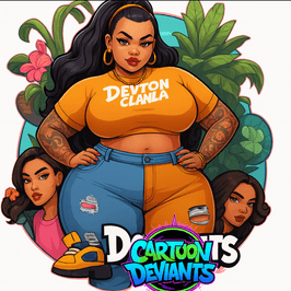 THICK CURVY PLUS SIZED STICKER