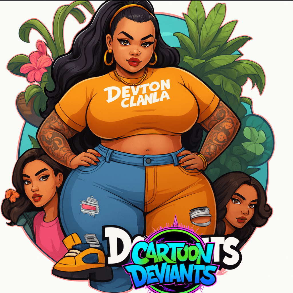 THICK CURVY PLUS SIZED STICKER