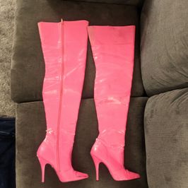 VERY WORN POLE AND PORN BOOTS