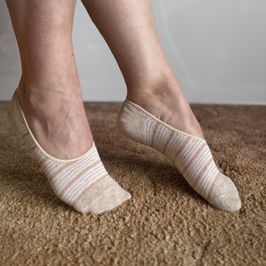 Worn Ped No Show Socks 2 days wear